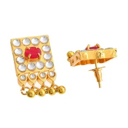 Silvermerc Designs Gold-Plated Artificial Kundan-Studded Jewellery Set image 5