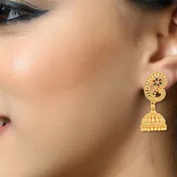 Vighnaharta Gold Plated Jewellery Set image 5