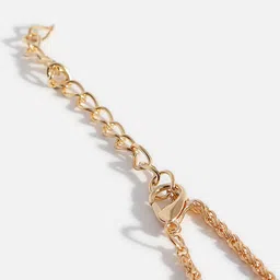 DressBerry Gold-Plated Stone-Studded Jewellery Set image 5