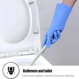 mpr4 Cleaning Gloves Reusable Rubber Hand Gloves for Washing Cleaning Kitchen Garden Wet and Dry Glove Set image 4