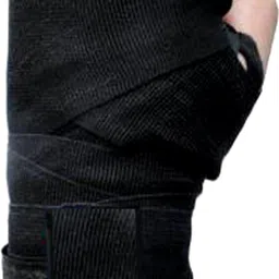 bmtrading HAND WRAP FOR WRIST PAIN SUPPORT Gym & Fitness Gloves image 2