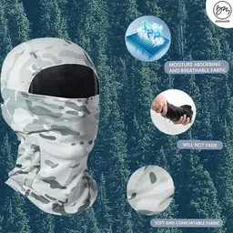 bismaadh White Bike Face Mask for Men & Women image 2