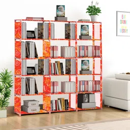 flipkart perfect homes studio 15 Layer Multipurpose Portable SpaceSaving Cloth/Shoe/Books Shelf Home & Office Metal Open Book Shelf-picture-23