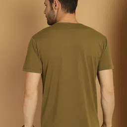 mack jonney VIMAL JONNEY Round Neck Typography Printed Cotton T-shirt image 2