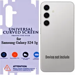 jsstc Back Screen Guard for Samsung Galaxy S24 5G | 360° Full Body Membrane | Glossy Finish | Scratch Resistant Flexible Film |-picture-21
