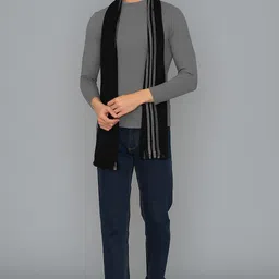 aanku Striped Men Muffler image 2