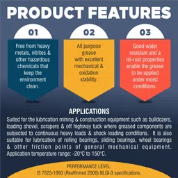 pl super palco PMG-3 Multipurpose Red Gel Grease 500g NLGI-3 Rust Resistance for Long Lasting Protection Bearing Chassis Grease for Car Bike Chain Lubrication Water Resistant Grease image 5