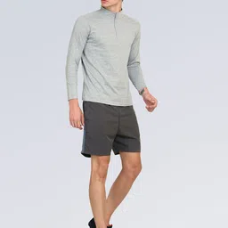 appulse Men Pack Of 2 Grey 1/4 Zipper High Neck T-Shirt image 3