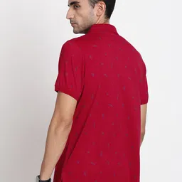 Turtle Printed Polo Collar T-shirt image 5