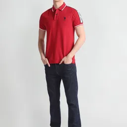 U.S. Polo Assn. Denim Co. Polo Collar Short Sleeves Cotton Slim Fit T-shirt image 5