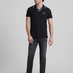 Jack & Jones Cotton Polo Collar Slim Fit T-shirt image 5