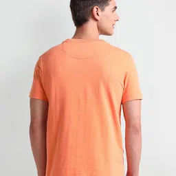 U.S. Polo Assn. Denim Co. Men Typography Printed Round Neck Slim Fit T-shirt image 5
