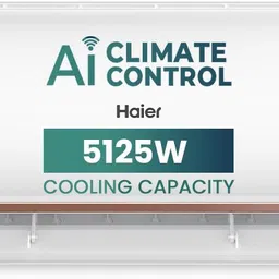 haier 1.5 Ton 3 Star Split Triple Inverter AC with Wi-fi Connect - White image 1