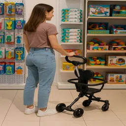 mamadadatoys Adjustable Baby Stroller Stroller image 4