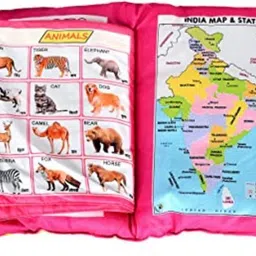 sharvil Microfibre, Cotton Baby Pillow Pack of 1 Alphanumeric, Animals, Birds, Floral, Birds, Abstract, Nature, Smiley, Solid, Toons & Characters Learning Pillow image 5