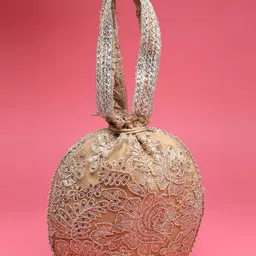 dhrohar Women Beige Potli image 5