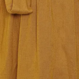 Van Heusen Woman Mustard Yellow Solid Knee Length A-Line Skirt image 4