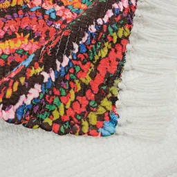 HOMADORN Red & Blue Ethnic Motifs Printed Anti Skid Floor Mat image 2