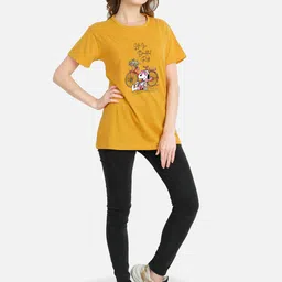 CHOZI Pack of 2 Graphic Chest Printed Cotton T-shirt image 2