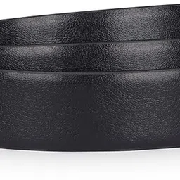 laer Men & Women Casual, Evening, Formal, Party Black Genuine Leather Reversible Belt image 3