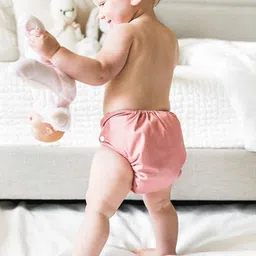 kinder world Baby Cloth Diapers Adjustable Washable Reusable With Black Insert for Kids image 4