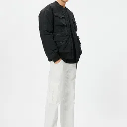 Koton Stand Collar Tailored Jacket image 4