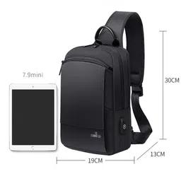 THE CLOWNFISH Unisex Black Backpack with USB Charging Port image 5