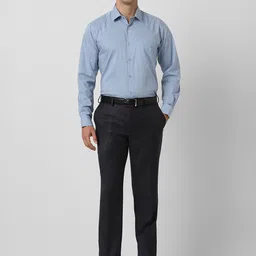 Van Heusen Men Spread Collar Micro Ditsy Printed Slim Fit Cotton Formal Shirt image 3