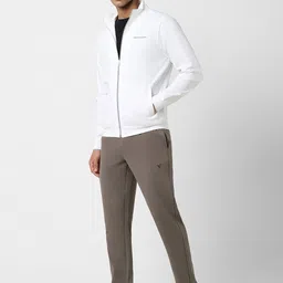 Van Heusen Flex Men White Sporty Jacket image 5
