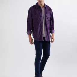 GANT Relaxed Fit Solid Corduroy Casual Shirt image 5