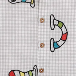 Tiber Taber Boys Opaque Checked Casual Shirt image 2