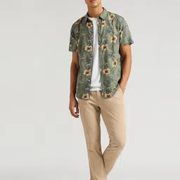 Pepe Jeans Floral Opaque Printed Cotton Modal Casual Shirt image 5