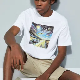 max URB_N Graphic Printed Cotton T-shirt image 5