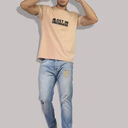 Greylongg Typography Printed T-shirt image 3