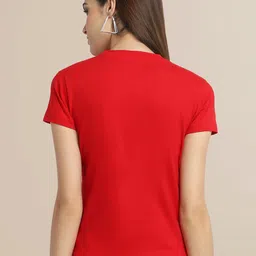 Fabflee Women Pack Of 3 Printed Cotton T-shirt image 2