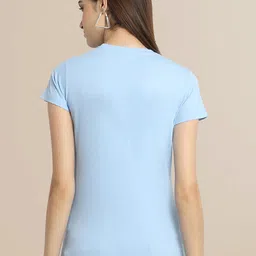 Fabflee Women Pack of 3 Typography Print T-shirt image 2