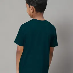 Friskers Boys Typography Printed V-Neck Skin Friendly Bio-Wash Pure Cotton T-Shirt image 3