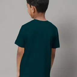 Friskers Boys Typography Printed V-Neck Pure Cotton Bio-Wash T-shirt image 4