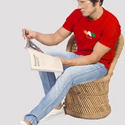 Greylongg Men Printed Applique T-shirt image 5