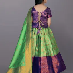 BAESD Girls Ready to Wear Lehenga & Blouse With Dupatta image 5