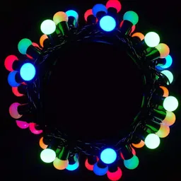 kiirus 24 LEDs 10.01 m Multicolor Flickering Bulb Rice Lights image 4