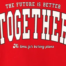 R&B Boys Typography Printed Hooded Cotton Sweatshirt image 5