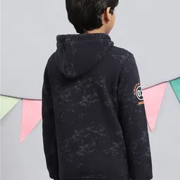 Monte Carlo Boys Typography Printed Hooded Sweatshirt image 2
