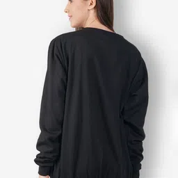 TEEMOODS Fleece Oversized Pullover Sweatshirt image 5