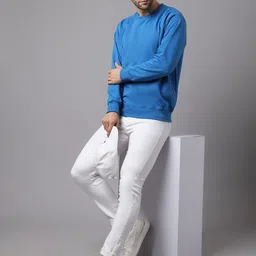 mack jonney VIMAL JONNEY Men Blue Sweatshirt image 3