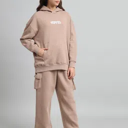 GRIFFEL Typography Printed Hooded Pullover image 3