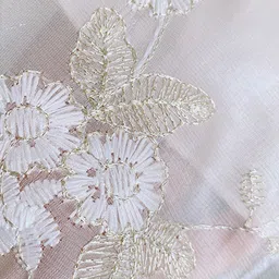 StyleCast x Revolte Girls Floral Embroidered Mandarin Collar Top with Skirt image 2
