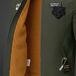 futse peno Men Printed Casual Jacket image 2