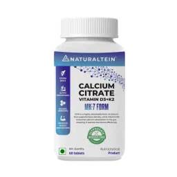 NATURALTEIN Calcium Citrate Vitamin D3+K2 MK 7 Form - 1 nos-image-42