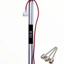 dlr Premium Air steel cycle pump bicycle pump for football, multipurpose pump 3 PIN Basketball Pump, Bicycle, Football Pump, Handball Pump, Volleyball Pump, Inflatable Furniture Pump-picture-25